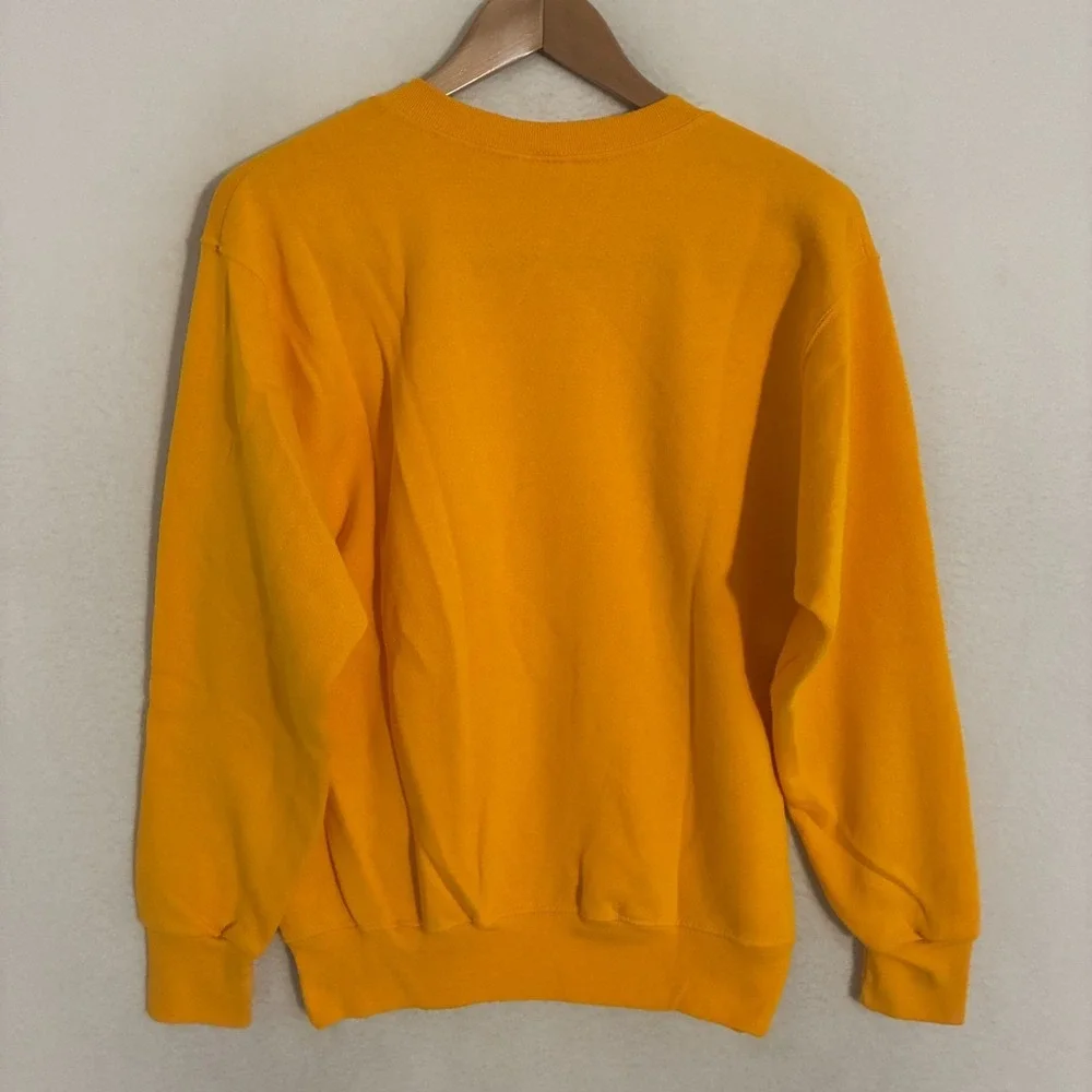 Vtg 90s USA Made Jackson Polar Bear Sweatshirt M Crewneck Pullover Sweater Eagle